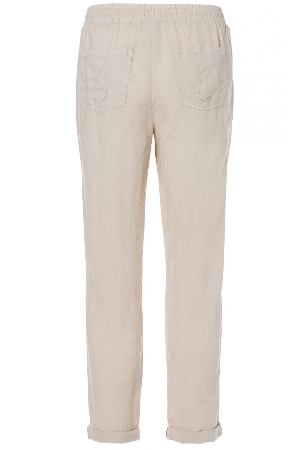 Sand Lisa Linen Trousers