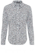 Satin Blue and Parfait Pink Confetti Shirt