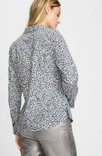 Satin Blue and Parfait Pink Confetti Shirt