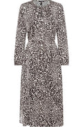 Satin Touch Animal Print Dress