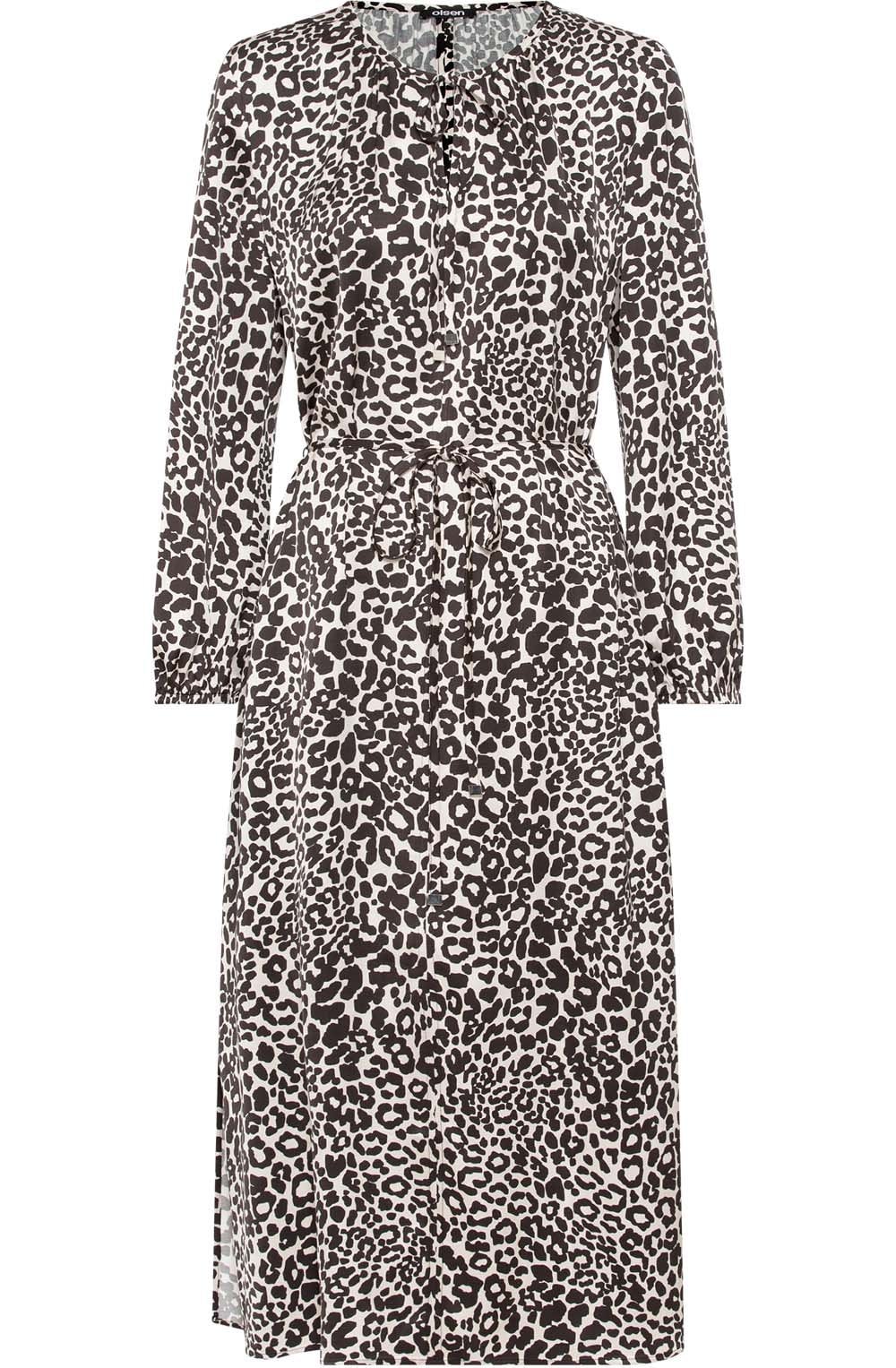 Satin Touch Animal Print Dress