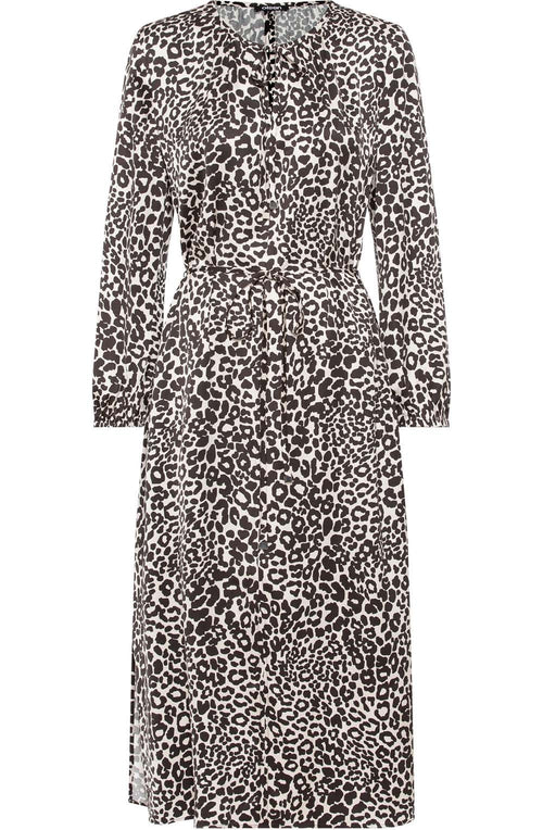 Satin Touch Animal Print Dress