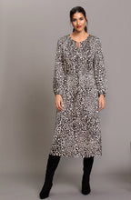Satin Touch Animal Print Dress