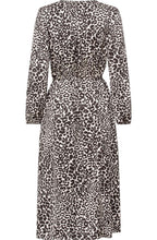 Satin Touch Animal Print Dress
