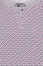 Seashell Rose Abstract Print Clara Top