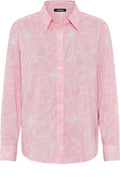 Seashell Rose Floral Shirt