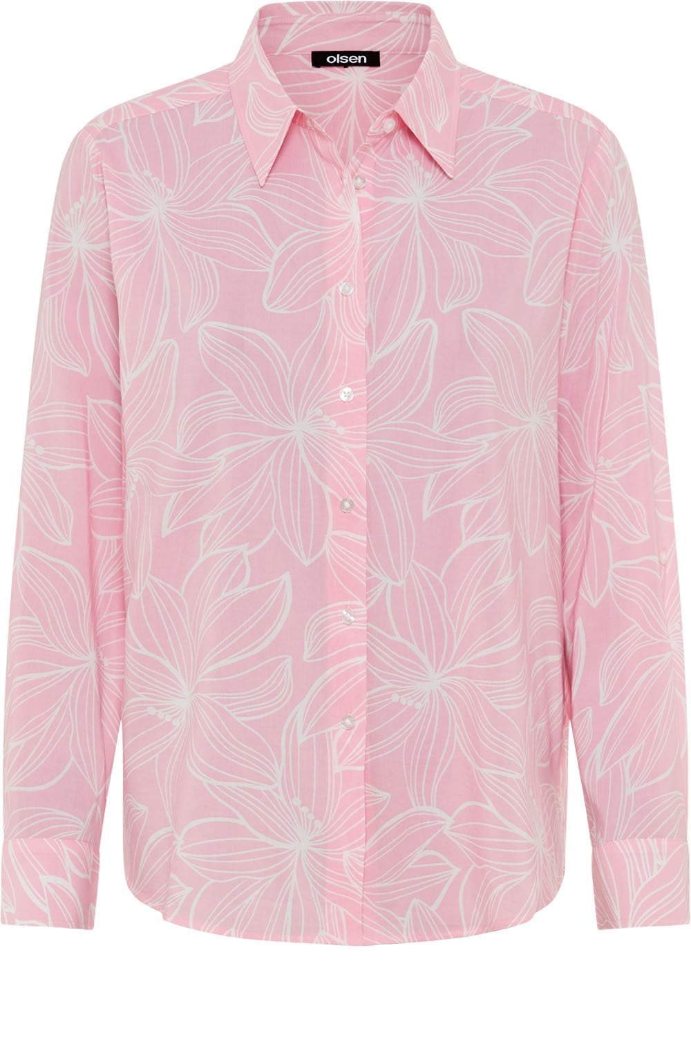 Seashell Rose Floral Shirt