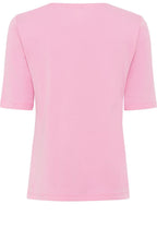 Seashell Rose Flower Print Edda T shirt