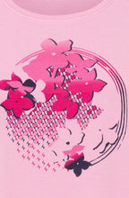 Seashell Rose Flower Print Edda T shirt