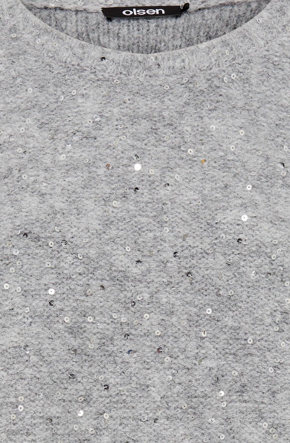Shimmering Misty Grey Cora Jumper