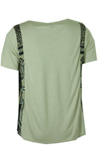 Olsen short sleeved print top