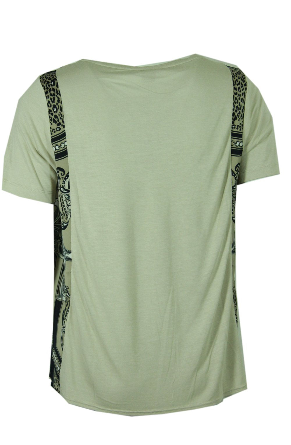 Olsen short sleeved print top