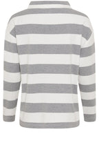 Silver Grey Cora Sweatshirt with Drawstring Neck