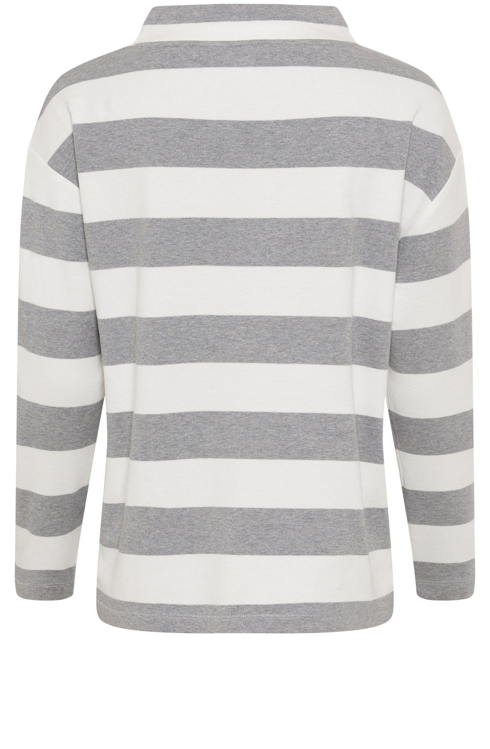 Silver Grey Cora Sweatshirt with Drawstring Neck