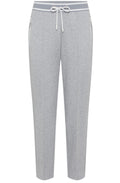 Silver Grey Jersey Lisa Straight Fit trousers