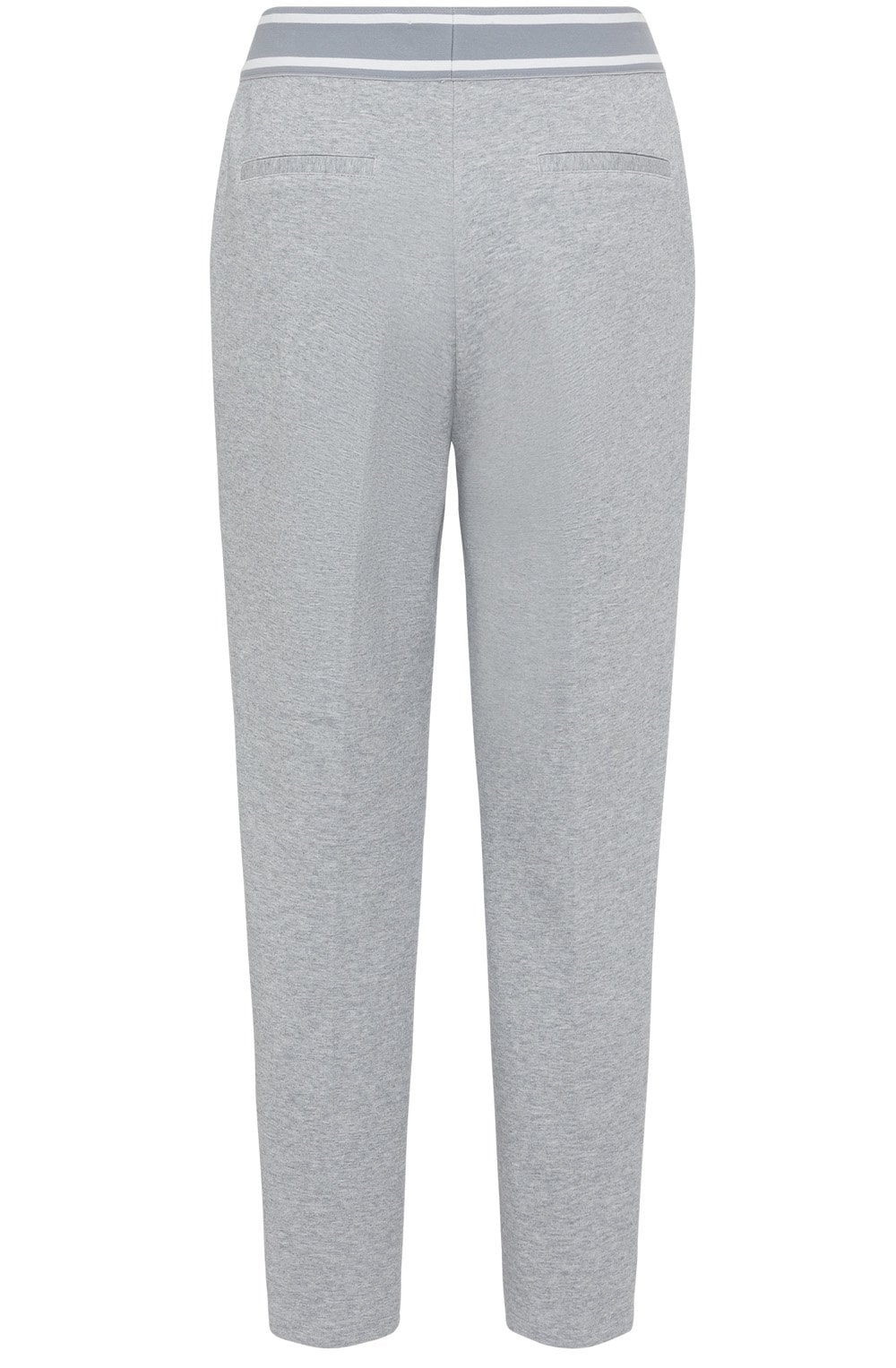 Silver Grey Jersey Lisa Straight Fit trousers