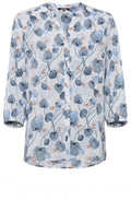 Sky Artistic Floral Blouse