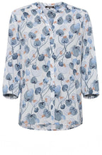 Sky Artistic Floral Blouse