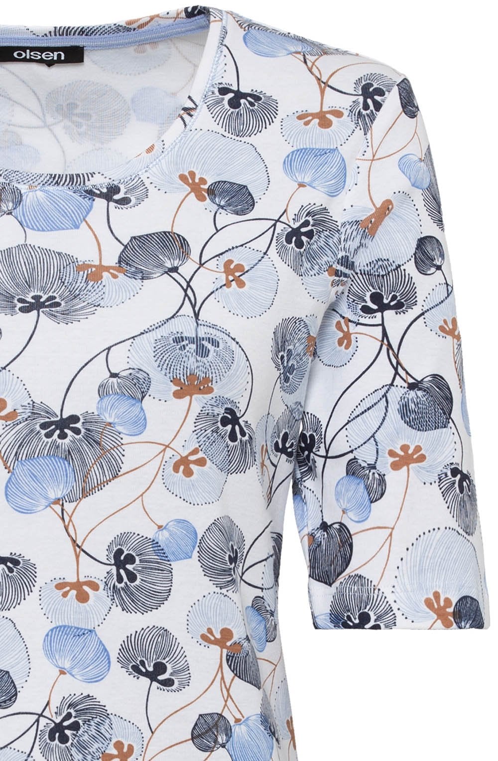 Sky Floral Edda T Shirt