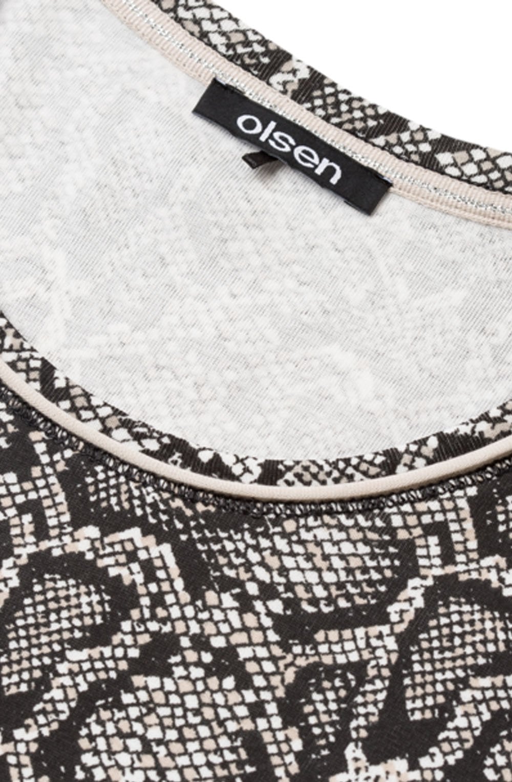 Snake Print Jersey Top