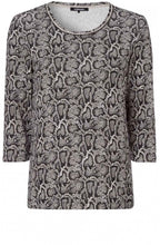 Snake Print Jersey Top