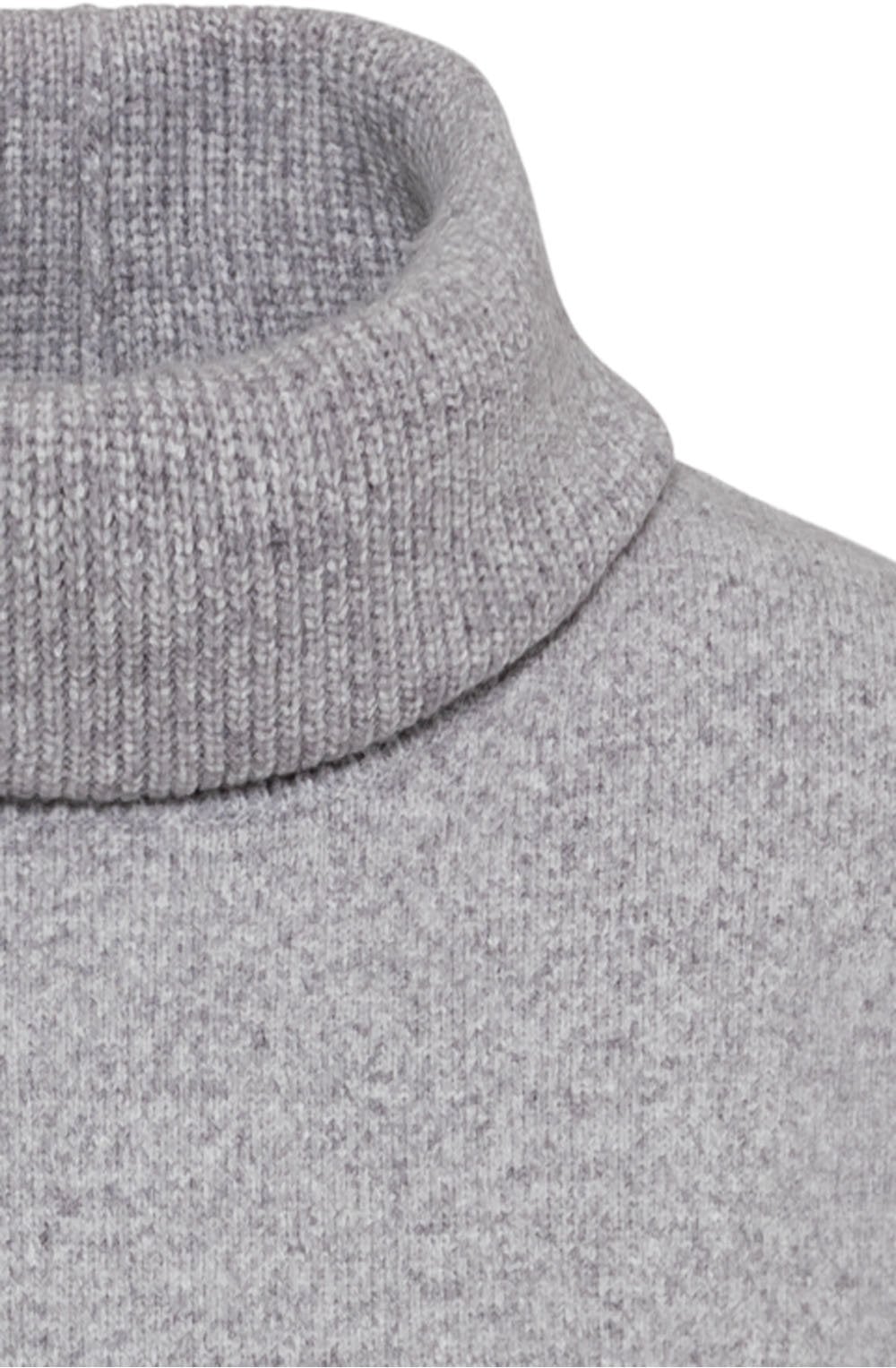 Soft Grey polo neck Pull Over