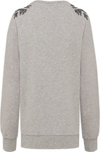 Soft Grey Sequin Fairisle Print Jumper