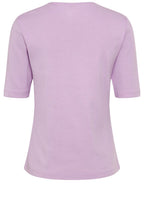Soft Lilac Abstract Glow Edda T Shirt