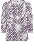 Soft Lilac and Grey Relaxed Clara Top