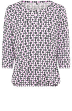 Soft Lilac and Grey Relaxed Clara Top
