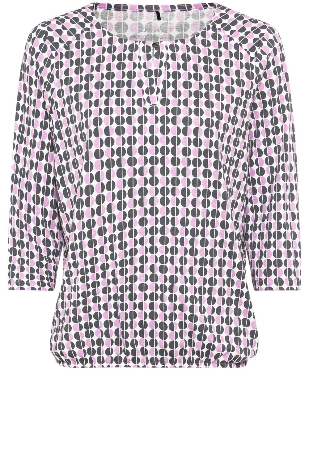 Soft Lilac and Grey Relaxed Clara Top