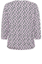 Soft Lilac and Grey Relaxed Clara Top