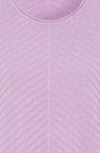 Soft Lilac Diagonal Knit Jumper