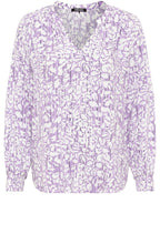 Soft Lilac Floral Inspired Blouse