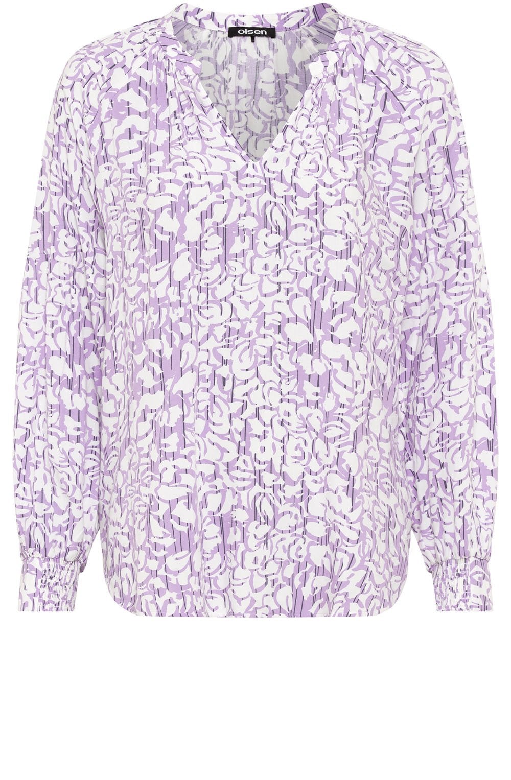 Soft Lilac Floral Inspired Blouse