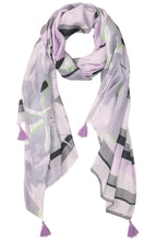 Soft Lilac Pastel Passion Tasselled Scarf