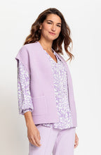 Soft Lilac Ribbed Knit Waistcoat