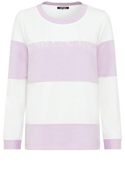 Soft Lilac Sparkle Jersey Sweatshirt