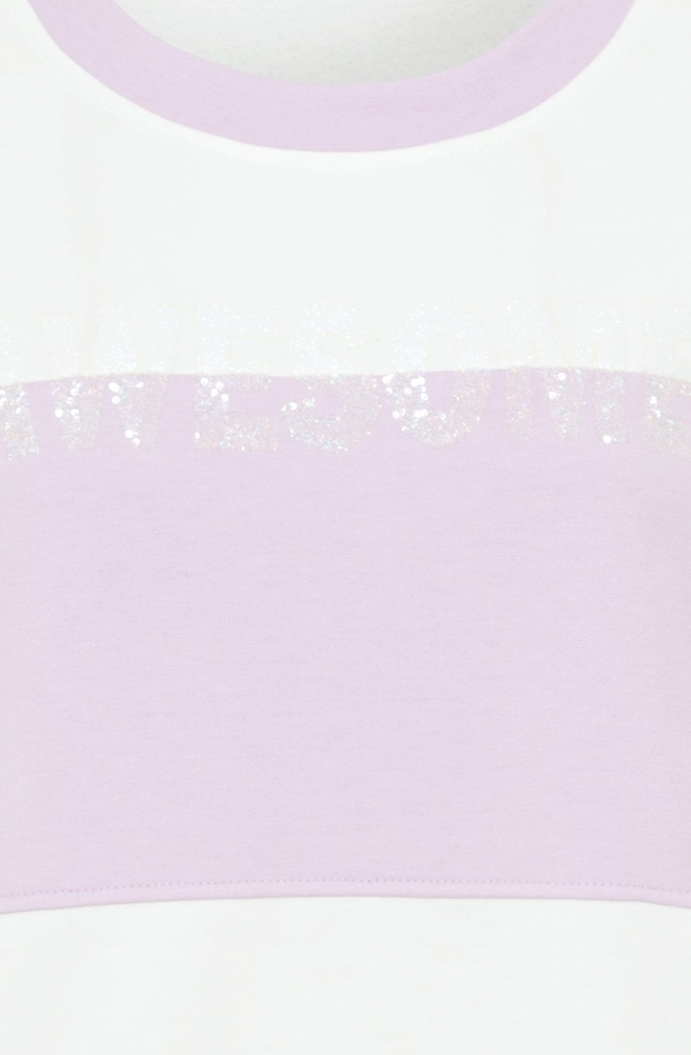 Soft Lilac Sparkle Jersey Sweatshirt