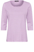Soft Lilac Striped Hannah Top
