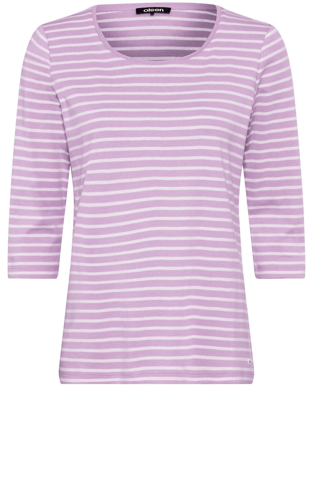 Soft Lilac Striped Hannah Top