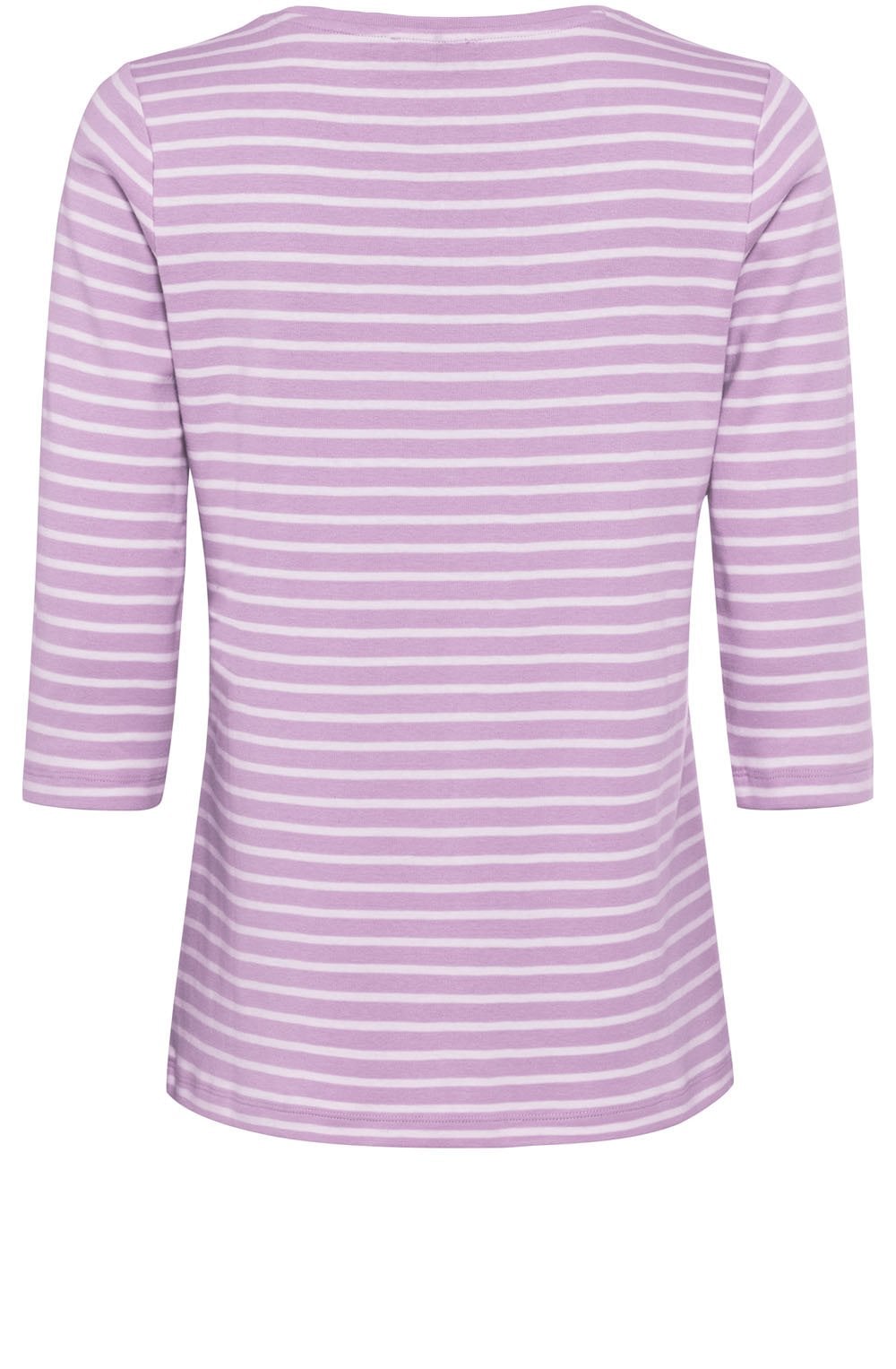 Soft Lilac Striped Hannah Top