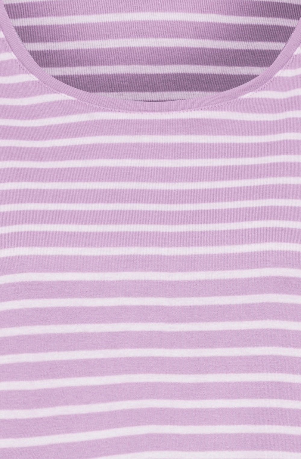 Soft Lilac Striped Hannah Top