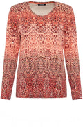 Spiced Orange Animal Print Edda Top