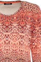 Spiced Orange Animal Print Edda Top