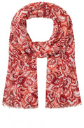 Spiced Orange Floral Lightweight Scarf