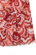 Spiced Orange Floral Lightweight Scarf