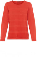 Spiced Orange Horizontal Ribbed Jumper