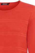Spiced Orange Horizontal Ribbed Jumper