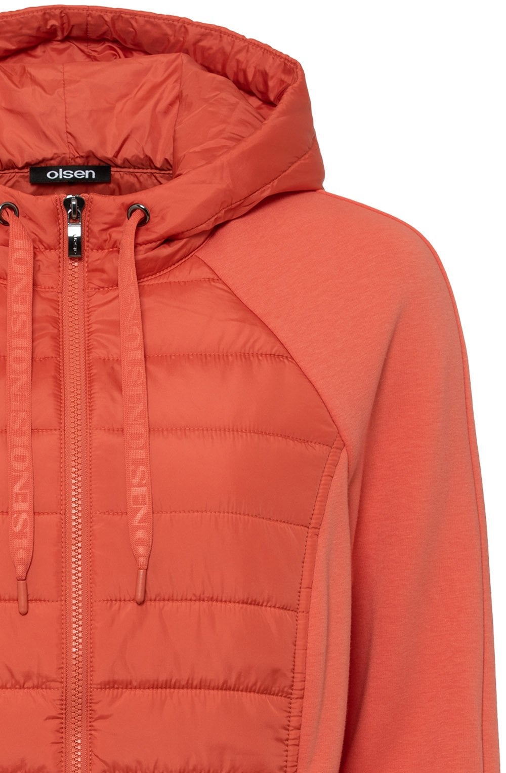 Spiced Orange Jersey and Quilted Jacket